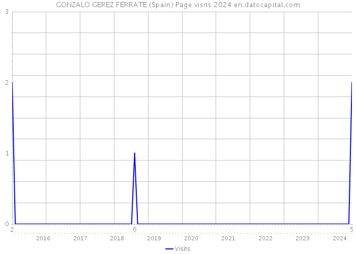 GONZALO GEREZ FERRATE (Spain) Page visits 2024 