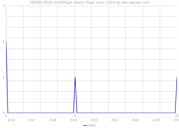 NIEVES VIDAL MONTILLA (Spain) Page visits 2024 