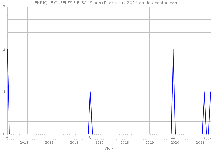 ENRIQUE CUBELES BIELSA (Spain) Page visits 2024 