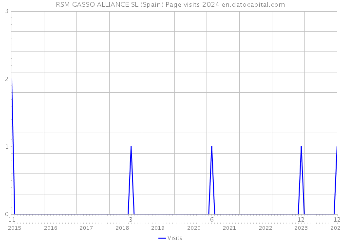 RSM GASSO ALLIANCE SL (Spain) Page visits 2024 
