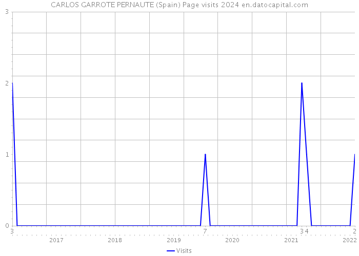 CARLOS GARROTE PERNAUTE (Spain) Page visits 2024 