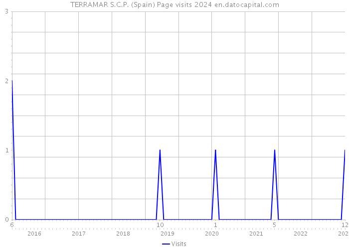 TERRAMAR S.C.P. (Spain) Page visits 2024 