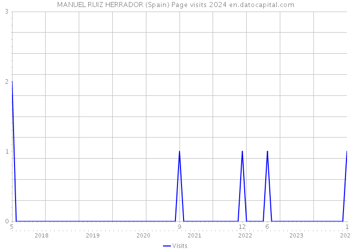 MANUEL RUIZ HERRADOR (Spain) Page visits 2024 