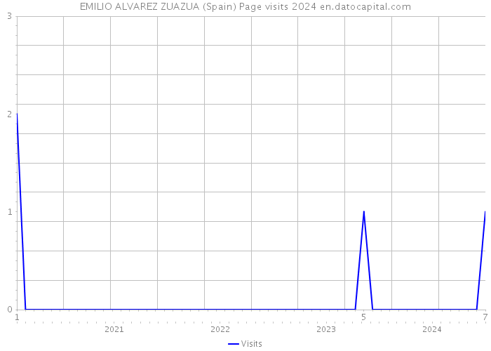 EMILIO ALVAREZ ZUAZUA (Spain) Page visits 2024 