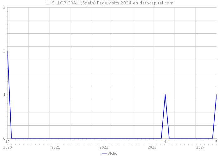 LUIS LLOP GRAU (Spain) Page visits 2024 