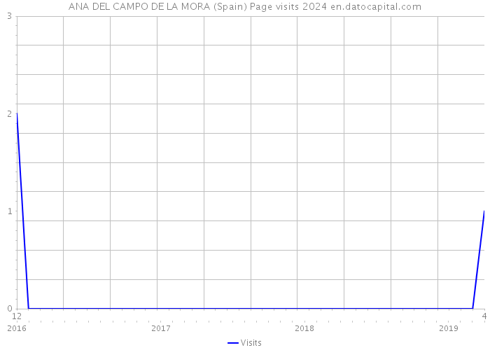 ANA DEL CAMPO DE LA MORA (Spain) Page visits 2024 