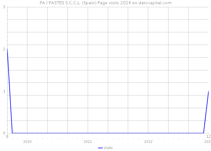 PA I PASTES S.C.C.L. (Spain) Page visits 2024 