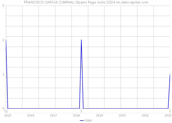 FRANCISCO GARCIA CUMINAL (Spain) Page visits 2024 