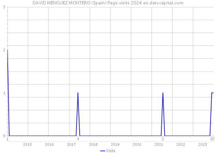 DAVID MENGUEZ MONTERO (Spain) Page visits 2024 
