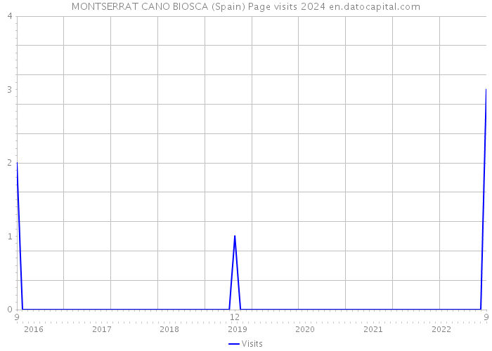 MONTSERRAT CANO BIOSCA (Spain) Page visits 2024 