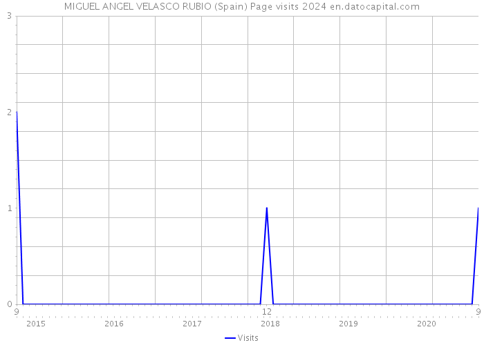 MIGUEL ANGEL VELASCO RUBIO (Spain) Page visits 2024 