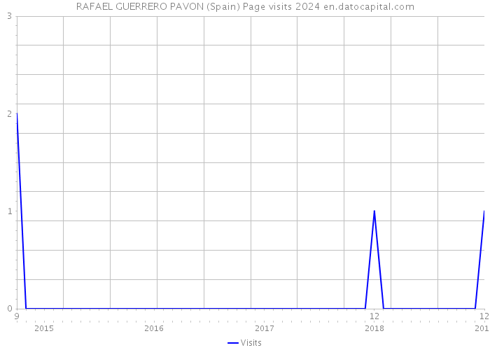 RAFAEL GUERRERO PAVON (Spain) Page visits 2024 