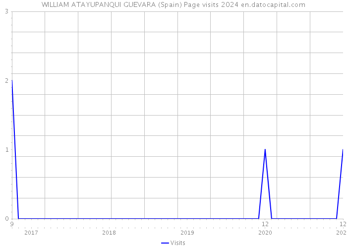 WILLIAM ATAYUPANQUI GUEVARA (Spain) Page visits 2024 