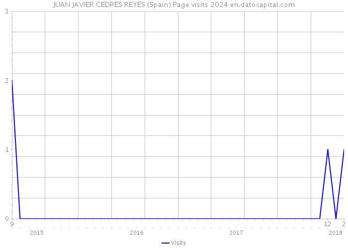 JUAN JAVIER CEDRES REYES (Spain) Page visits 2024 