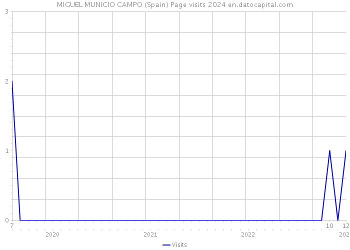MIGUEL MUNICIO CAMPO (Spain) Page visits 2024 