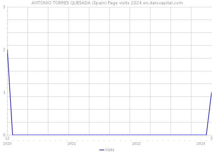 ANTONIO TORRES QUESADA (Spain) Page visits 2024 