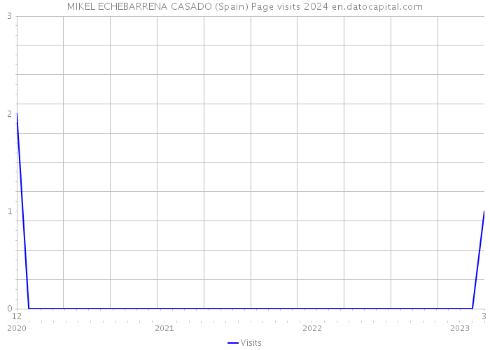 MIKEL ECHEBARRENA CASADO (Spain) Page visits 2024 