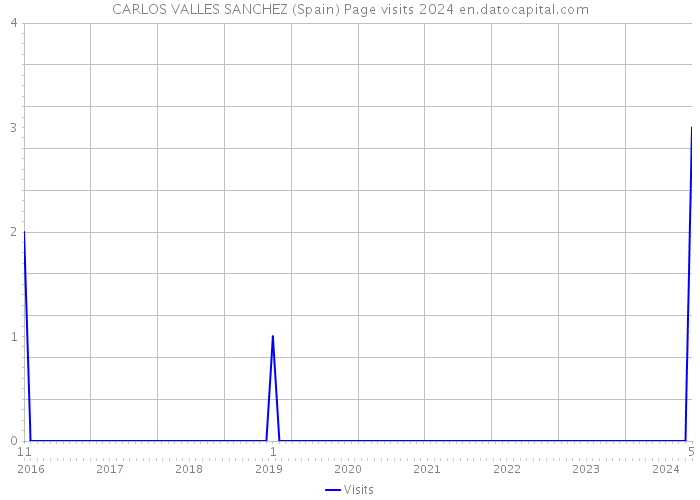 CARLOS VALLES SANCHEZ (Spain) Page visits 2024 