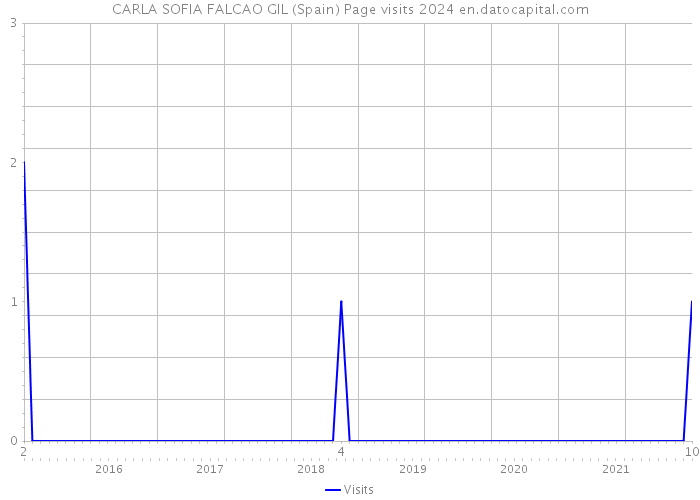 CARLA SOFIA FALCAO GIL (Spain) Page visits 2024 
