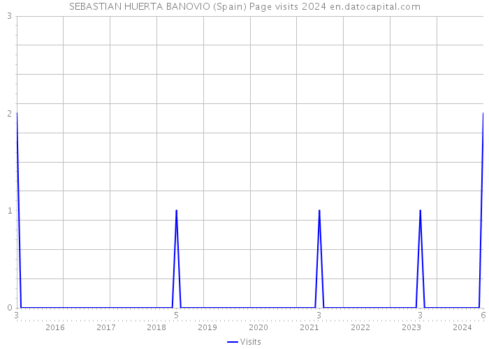 SEBASTIAN HUERTA BANOVIO (Spain) Page visits 2024 