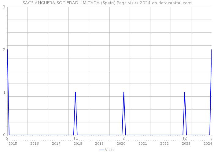 SACS ANGUERA SOCIEDAD LIMITADA (Spain) Page visits 2024 