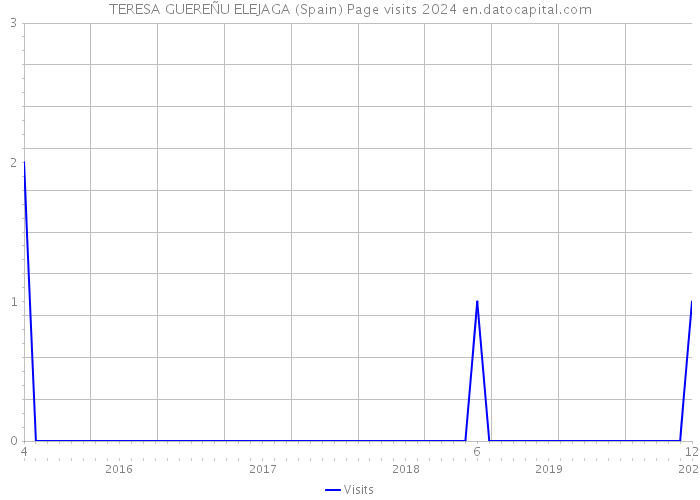TERESA GUEREÑU ELEJAGA (Spain) Page visits 2024 