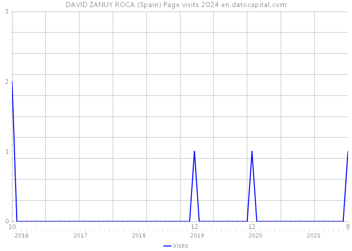DAVID ZANUY ROCA (Spain) Page visits 2024 