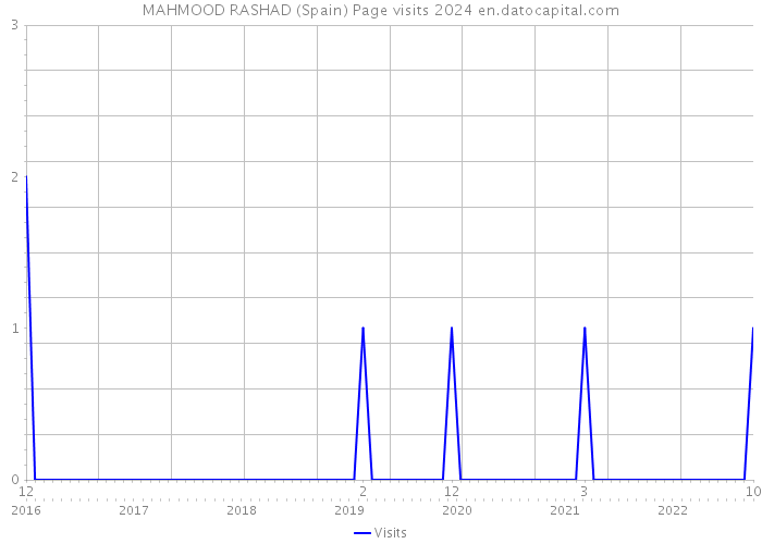 MAHMOOD RASHAD (Spain) Page visits 2024 