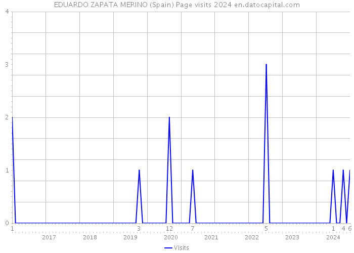 EDUARDO ZAPATA MERINO (Spain) Page visits 2024 