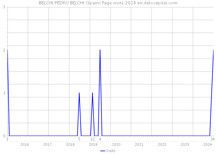 BELCHI PEDRO BELCHI (Spain) Page visits 2024 