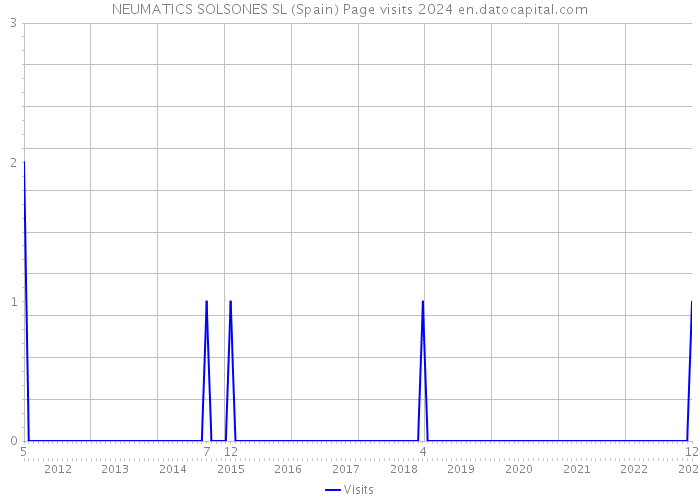 NEUMATICS SOLSONES SL (Spain) Page visits 2024 