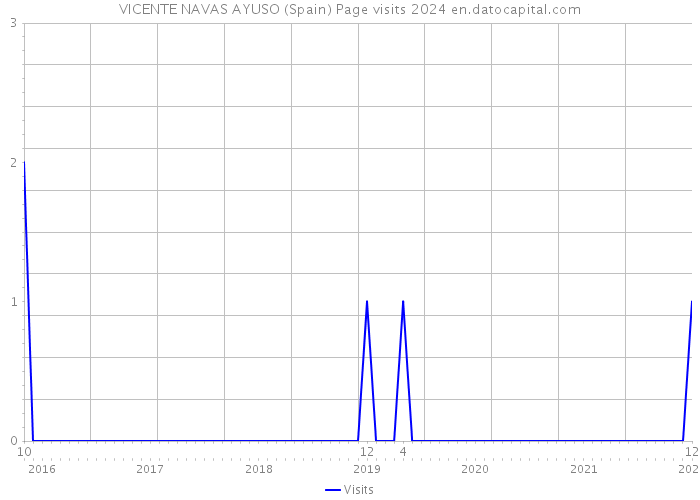 VICENTE NAVAS AYUSO (Spain) Page visits 2024 