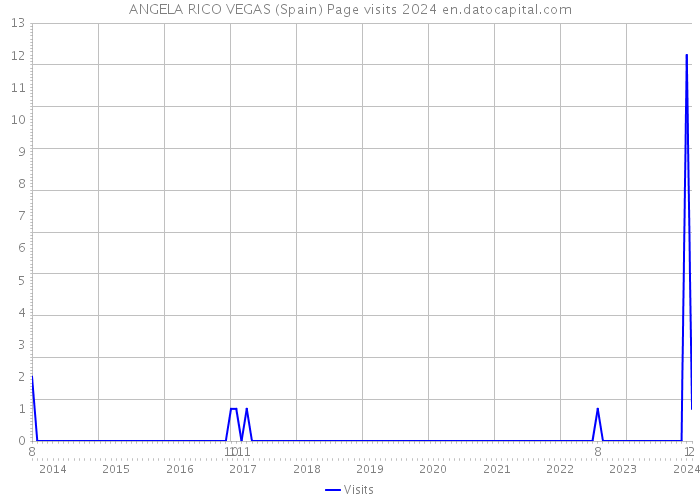 ANGELA RICO VEGAS (Spain) Page visits 2024 