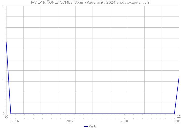 JAVIER RIÑONES GOMEZ (Spain) Page visits 2024 