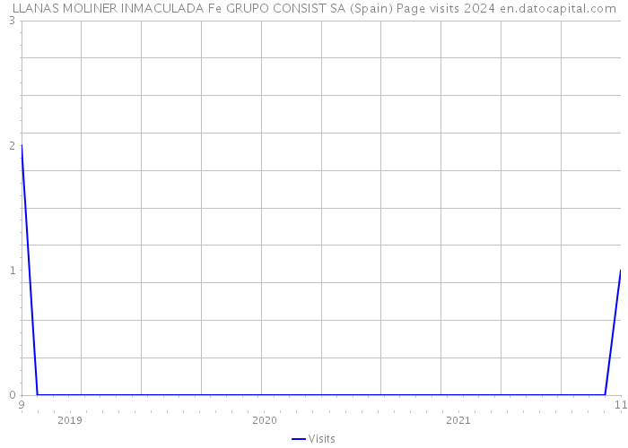 LLANAS MOLINER INMACULADA Fe GRUPO CONSIST SA (Spain) Page visits 2024 