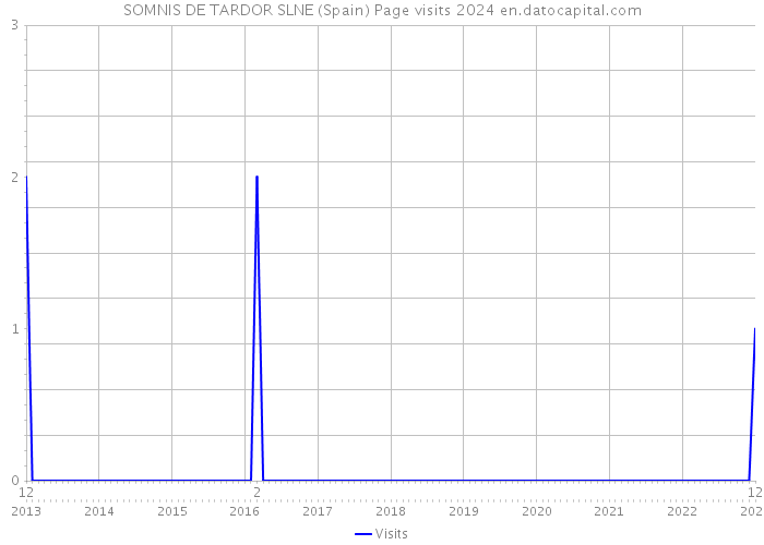 SOMNIS DE TARDOR SLNE (Spain) Page visits 2024 
