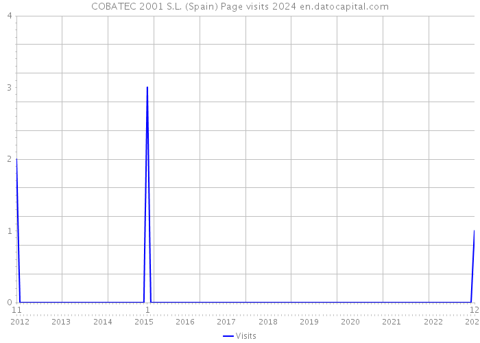 COBATEC 2001 S.L. (Spain) Page visits 2024 