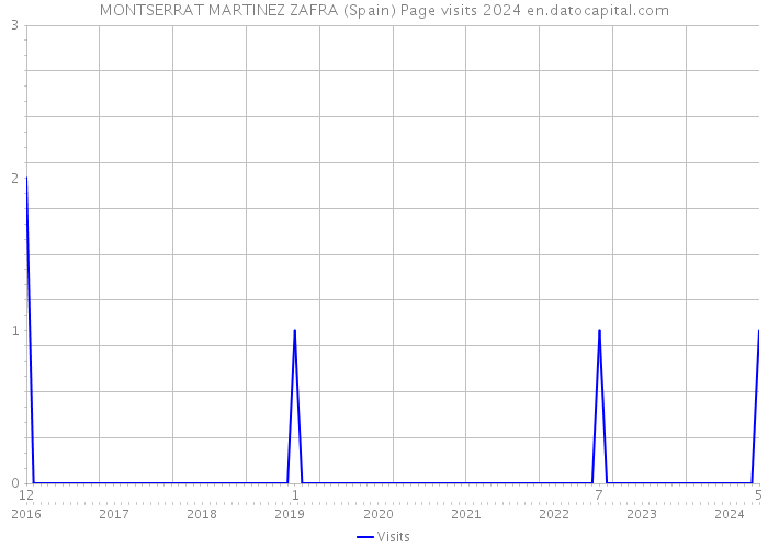 MONTSERRAT MARTINEZ ZAFRA (Spain) Page visits 2024 