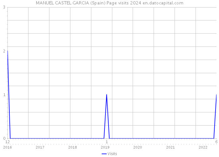 MANUEL CASTEL GARCIA (Spain) Page visits 2024 
