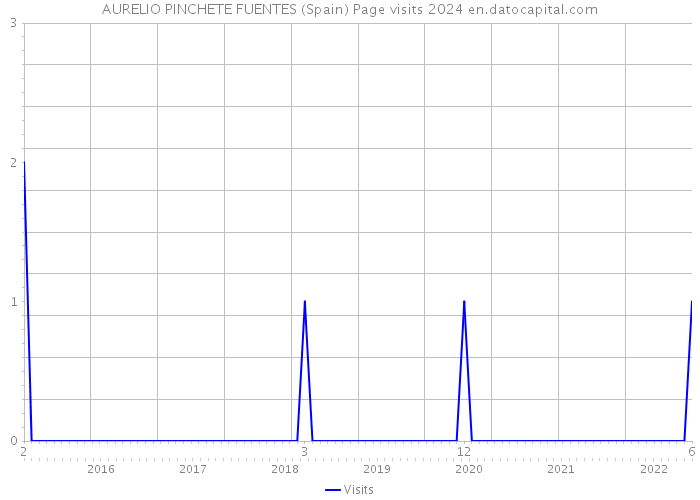 AURELIO PINCHETE FUENTES (Spain) Page visits 2024 