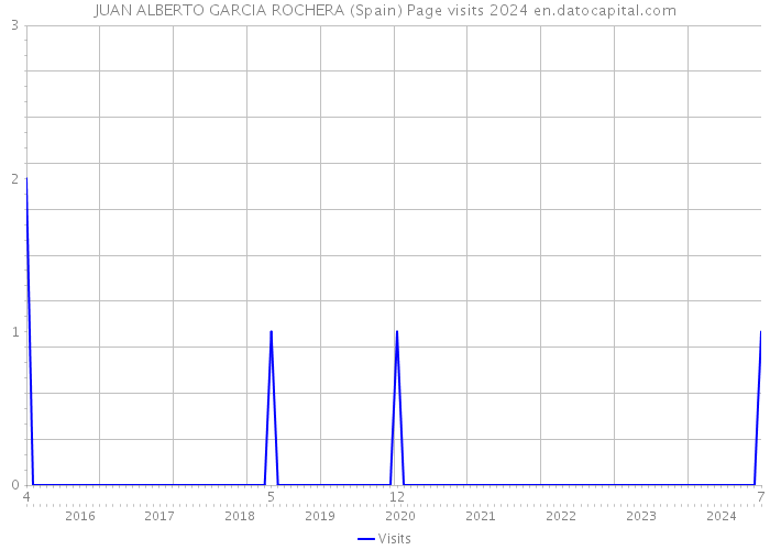 JUAN ALBERTO GARCIA ROCHERA (Spain) Page visits 2024 