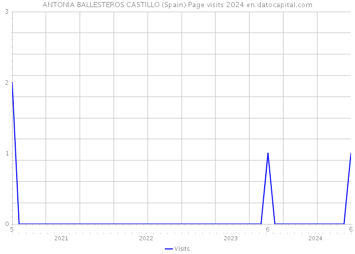 ANTONIA BALLESTEROS CASTILLO (Spain) Page visits 2024 