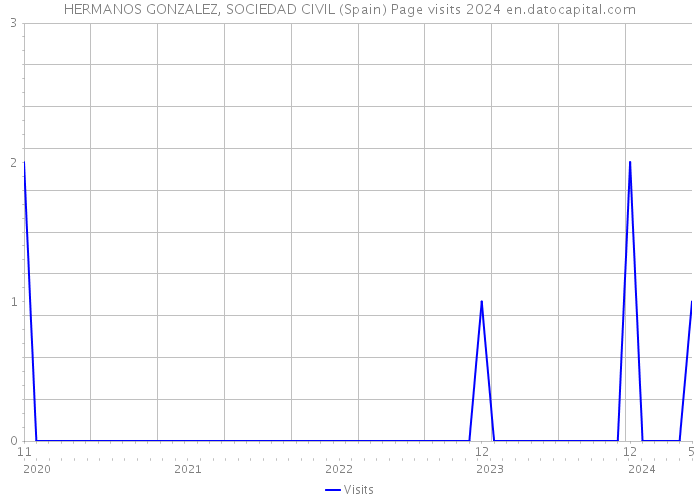 HERMANOS GONZALEZ, SOCIEDAD CIVIL (Spain) Page visits 2024 