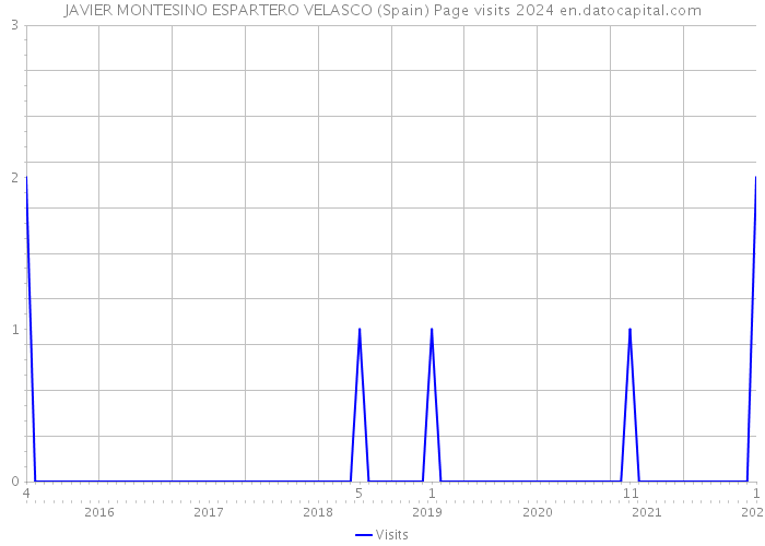 JAVIER MONTESINO ESPARTERO VELASCO (Spain) Page visits 2024 