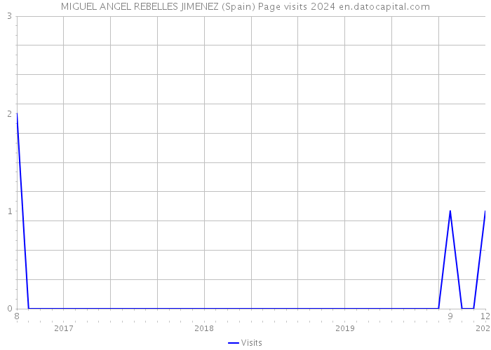 MIGUEL ANGEL REBELLES JIMENEZ (Spain) Page visits 2024 