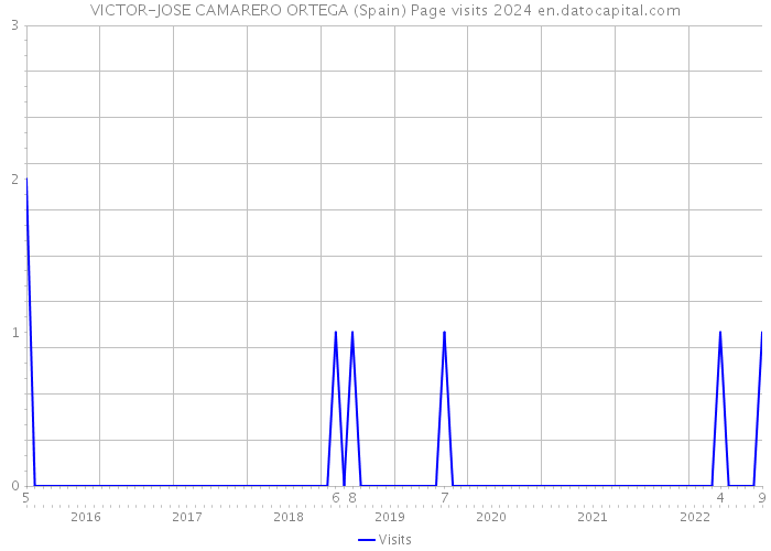 VICTOR-JOSE CAMARERO ORTEGA (Spain) Page visits 2024 