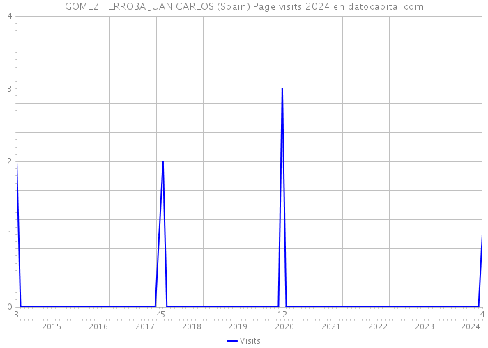 GOMEZ TERROBA JUAN CARLOS (Spain) Page visits 2024 