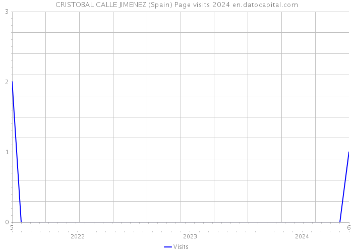 CRISTOBAL CALLE JIMENEZ (Spain) Page visits 2024 