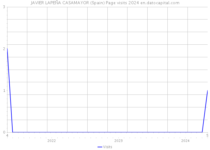 JAVIER LAPEÑA CASAMAYOR (Spain) Page visits 2024 