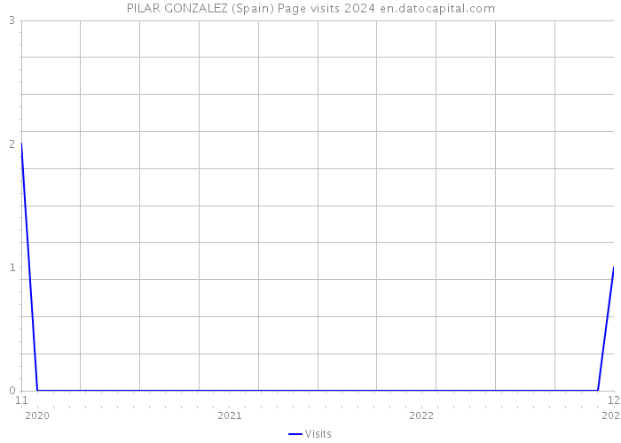 PILAR GONZALEZ (Spain) Page visits 2024 